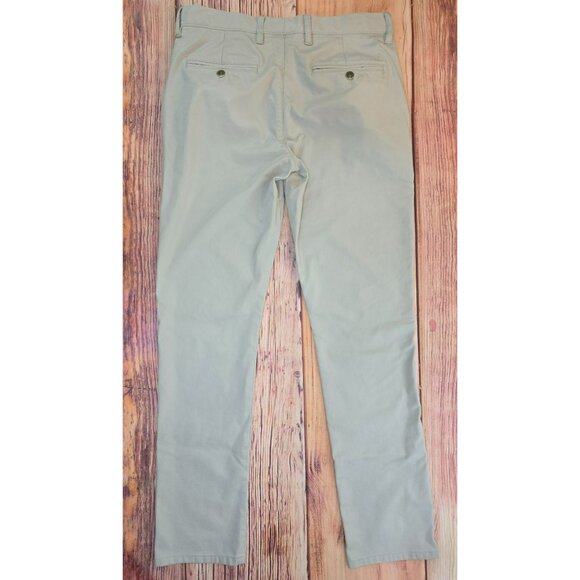 Johnnie-O Men's Khaki Stretch Performance Pants 30x30 Cotton Blend - Picture 2 of 8